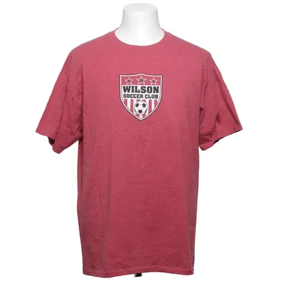 T-shirt (Rouge) de Jerzees Coton, Polyester