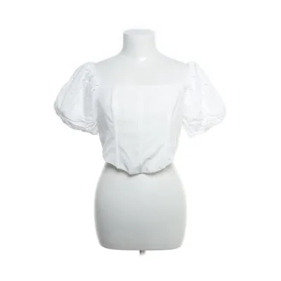 Crop top (White) from Loavies Elastane, Polyester
