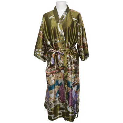 Dressing gown (Green, Multicolored) from Oriental Village