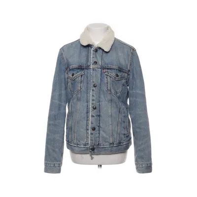 Lined denim jacket (Blue) from Levi Strauss & Co Cotton, Faux fur