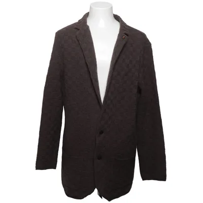 Cardigan (Bruin) van Heritage Wol