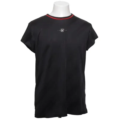 T-shirt (Zwart, Rood) van SikSilk Polyester