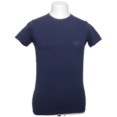 T-shirt (Blue) from Emporio Armani Underwear Cotton, Elastane