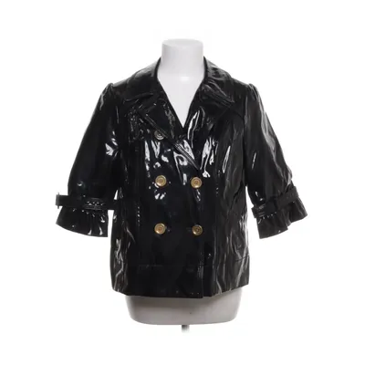Bikerjakke (Sort) fra Juicy Couture Polyurethan, Bomuld, Polyester, Acetat