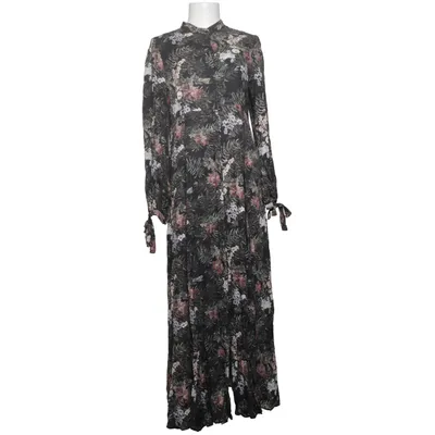 Skjortekjole (Sort, Pink, Grøn) fra Amitié Viscose