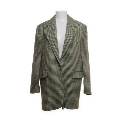 Blazer (Groen, Bruin) van Mango Katoen, Acryl, Polyester, Wol, Alpacawol, Viscose
