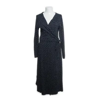 Omlottklänning (Blå, Vit) från People Tree Ekologisk bomull