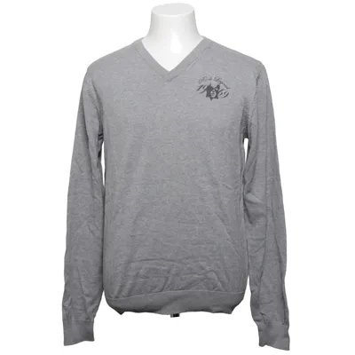 Pullover (Gray) from Solid Jeans Cotton