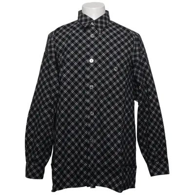 Flannel shirt (Black, White) from Signum Cotton