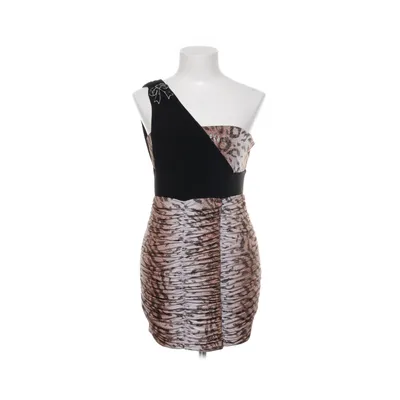 Klänning (Brun, Svart, Vit) från Progress Elastan, Polyester