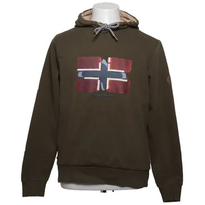 Hoodie (Green) from Nangaparbat Cotton, Polyester