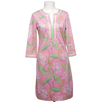 Kjole (Pink, Grøn, Hvid) fra Gretchen Scott Elastan, Polyester