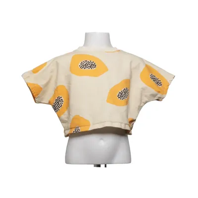 T-shirt (Beige, Orange, Svart) från Mixed Grill Bomull, Elastan