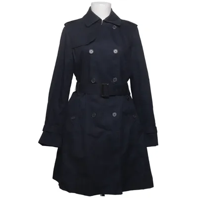 Trench coat (Blue) from Mango Basics Cotton, Polyester