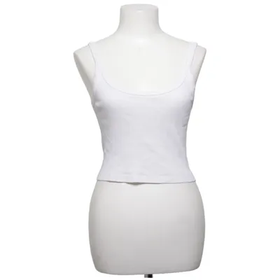 Crop top (Hvid) fra Brandy Melville Bomuld