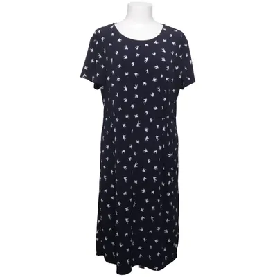 Jurk (Blauw, Wit) van Dea Elastaan, Polyester