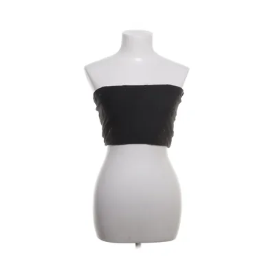 Crop top (Zwart) van FOMO Polyester, Elastaan