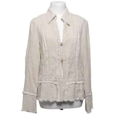 Blouse (Beige) from Kello Linen, Tencel