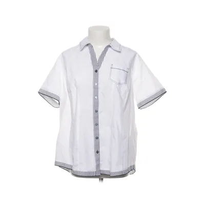 Korte mouwen shirt (Wit, Blauw) van Ginalaura Katoen, Polyester