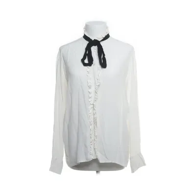 Blouse (Wit) van Sandro Katoen, Zijde