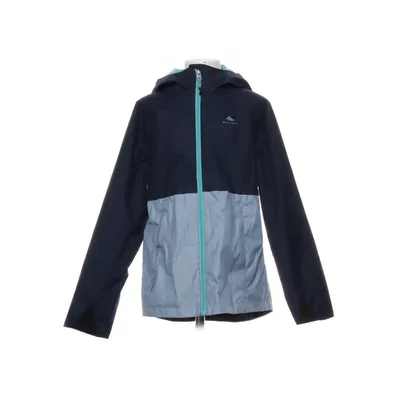 Allvädersjacka (Blå, Grå) från Quechua Elastan, Polyamid, Polyester, Polyuretan