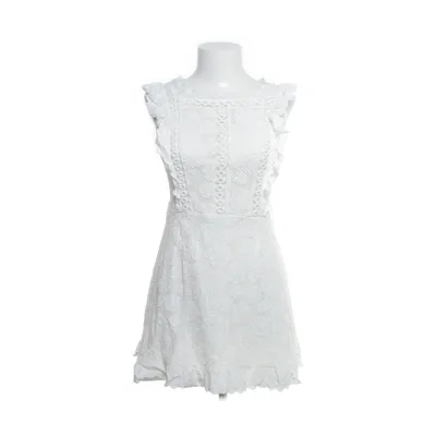 Jurk (Wit) van Dennis Maglic Katoen, Polyester