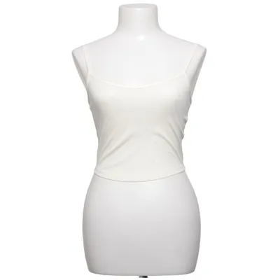 Crop top (Hvid) fra Arizona Jean Co Elastan, Polyamid, Polyester, Viscose