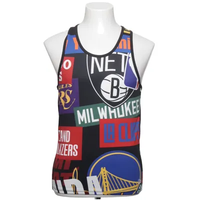 Basketball shirt (Black, Multicolored) from New Era Polyester