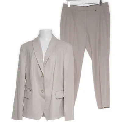 Kostym (Beige) från Gerry Weber Acetat, Elastan, Polyester, Viskos