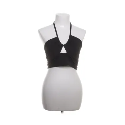Crop top (Zwart) van Shein Polyester, Elastaan
