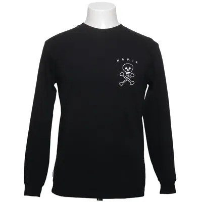 Long sleeve T-shirt (Black) from Makia Organic cotton
