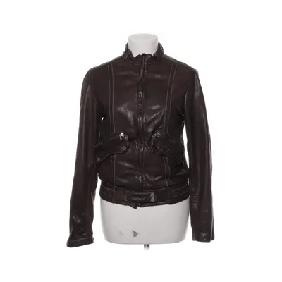 Läderjacka (Brun) från Massimo Dutti Skinn