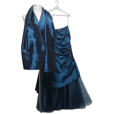 Robe de soirée (Bleu) de Magic M Polyester, Viscose