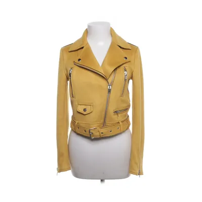 Bikerjacka (Gul) från Zara Basic Outerwear Polyester, Elastan