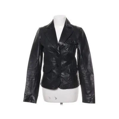 Läderkavaj (1090S-062-W) från Blend She Skinn, Polyester