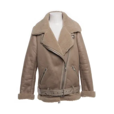 Shearling Jacke (Beige) von Zara Polyester