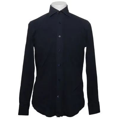 Shirt (Blauw) van Mazzarelli Katoen, Elastaan, Polyamide