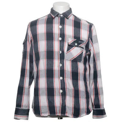 Flanellen overhemd (Blauw, Wit, Rood) van Tokyo Laundry Katoen
