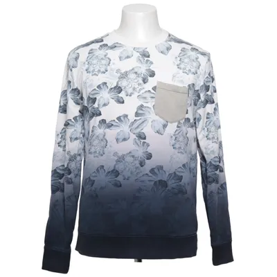 Sweatshirt (Blå, Hvid) fra Jack & Jones Originals Bomuld