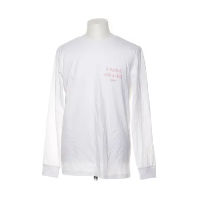 Langærmet t-shirt (Hvid)