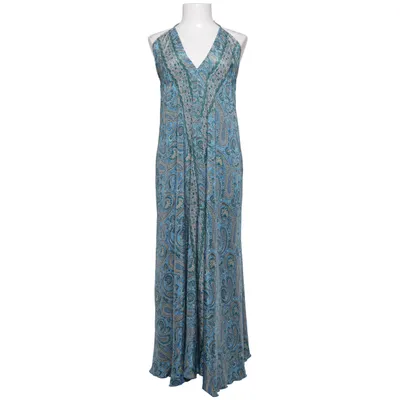 Maxi jurk (Blauw, Meerkleurig) van Bigg Bull Polyester, Zijde