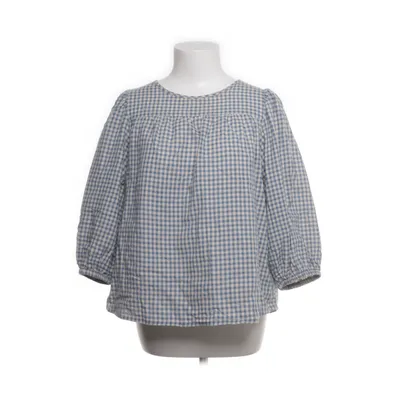 Blouse (Blue, White) from Jensen Cotton, Polyester