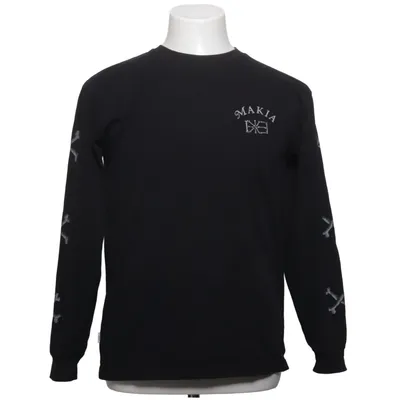 Long sleeve T-shirt (Black) from Makia Organic cotton