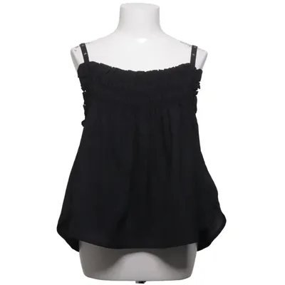 Top (Sort) fra Rika Bomuld, Polyester, Silke, Viscose