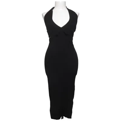 Halterneck dress (Black) from Michael Costello x Revolve Polyamide, Polybutylene, Viscose