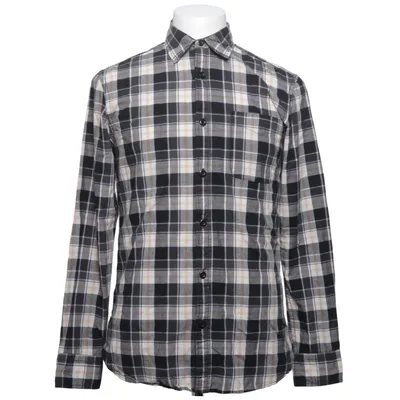 Flannel skjorte (Sort, Hvid, Beige) fra Jack & Jones Vintage Bomuld
