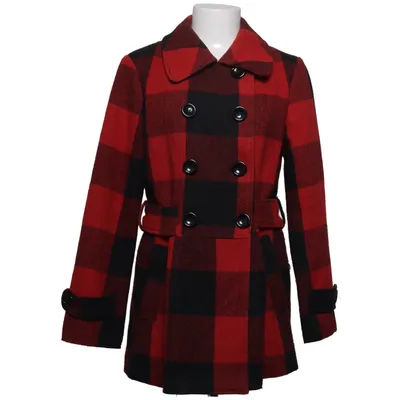 Jas (Rood, Zwart) van Chic & Jeune Polyester, Wol