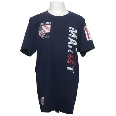 T-shirt (Bleu, Multicolore) de Marqy Coton