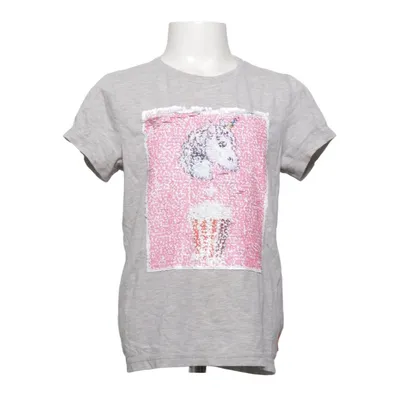 T-shirt (Grijs, Roze, Wit) van Emoji Katoen, Elastaan, Polyester