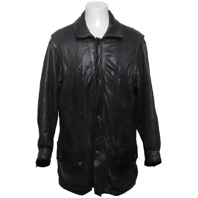 Veste en cuir (Gris) de Huc Cuir